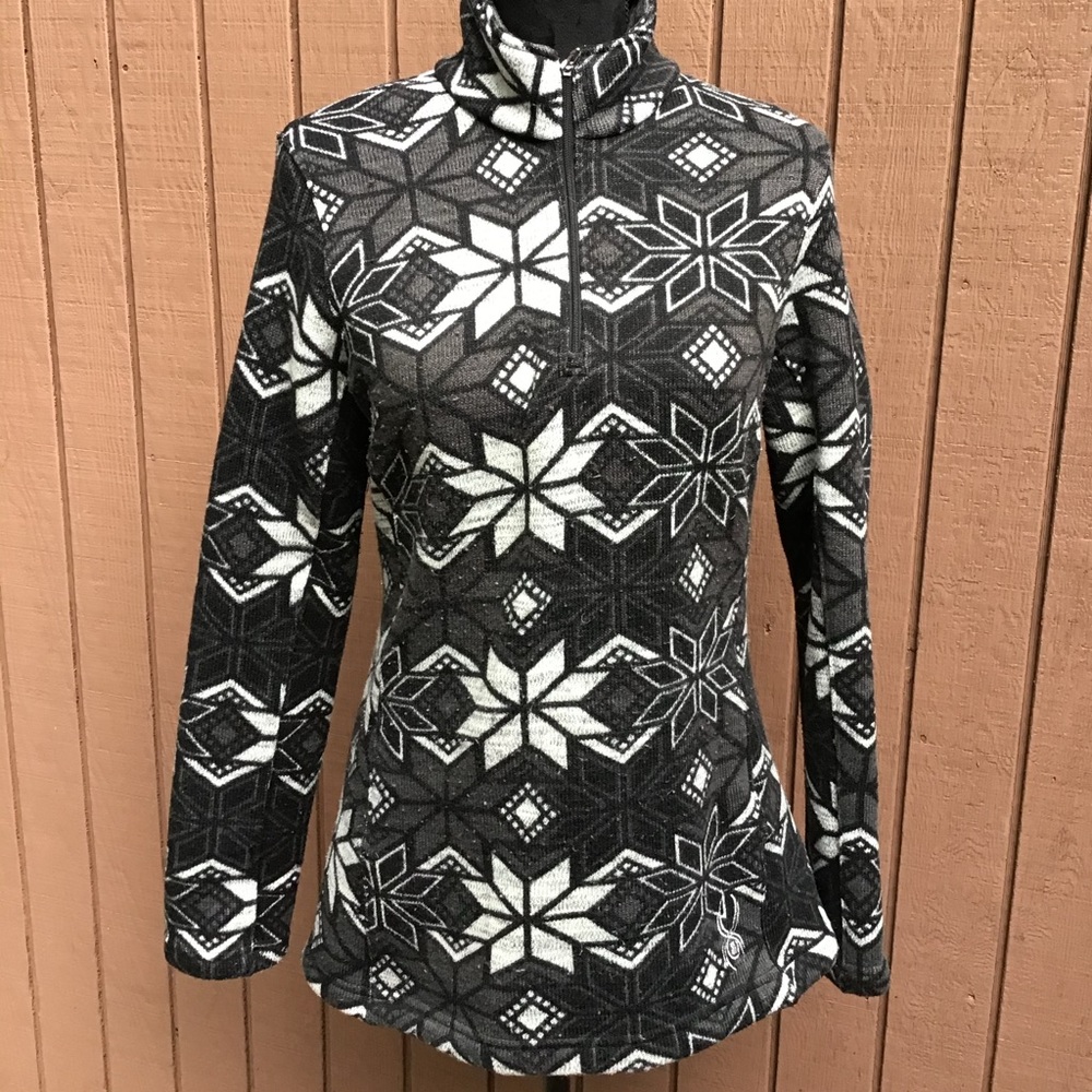 Spider Quarter Zip Fleece Pullover - image 1